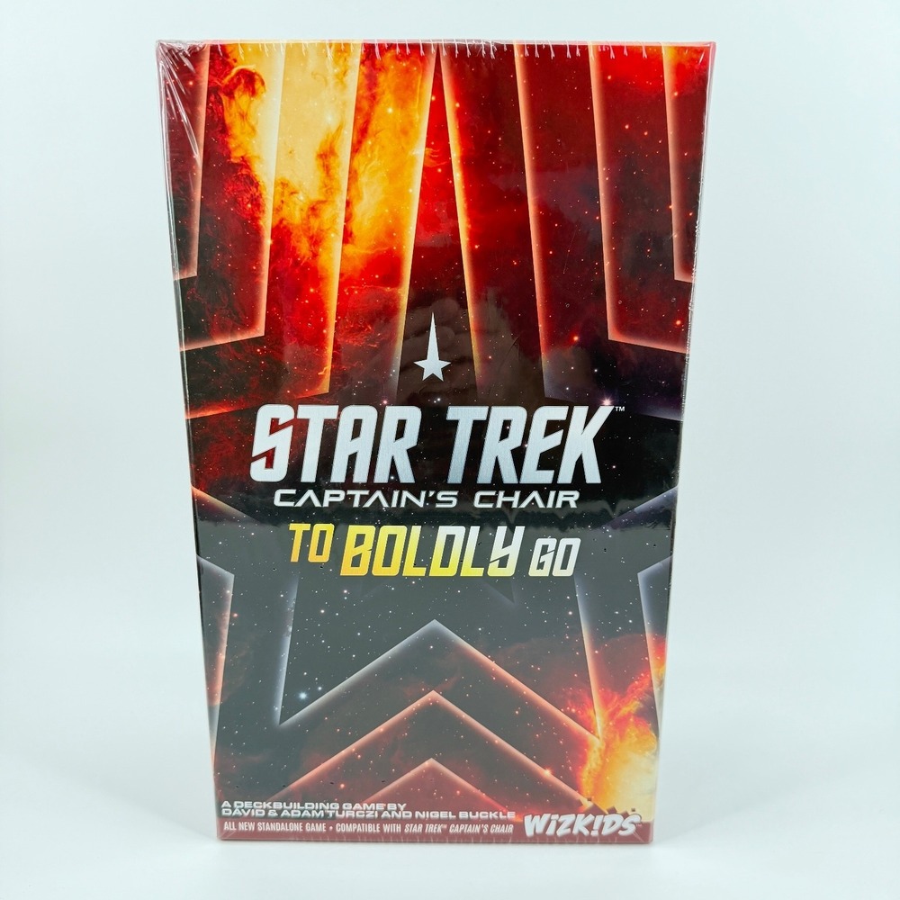 Star Trek Captain's Chair To Boldly Go Deckbuilding Game WizKids NEW SEALED